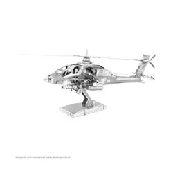 FEUILLES ARGENT AH-64 APACHE HELICOPTERE